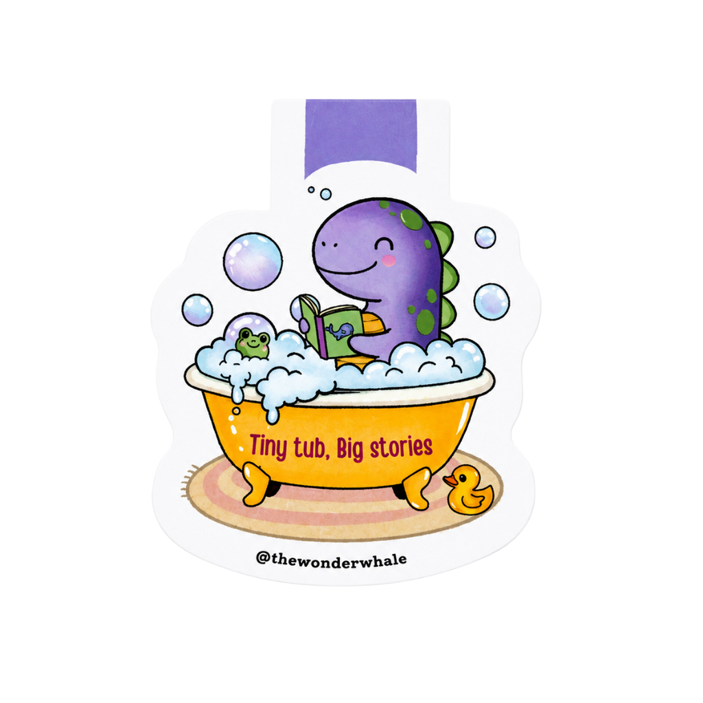 Bubbly Dino Bookmark