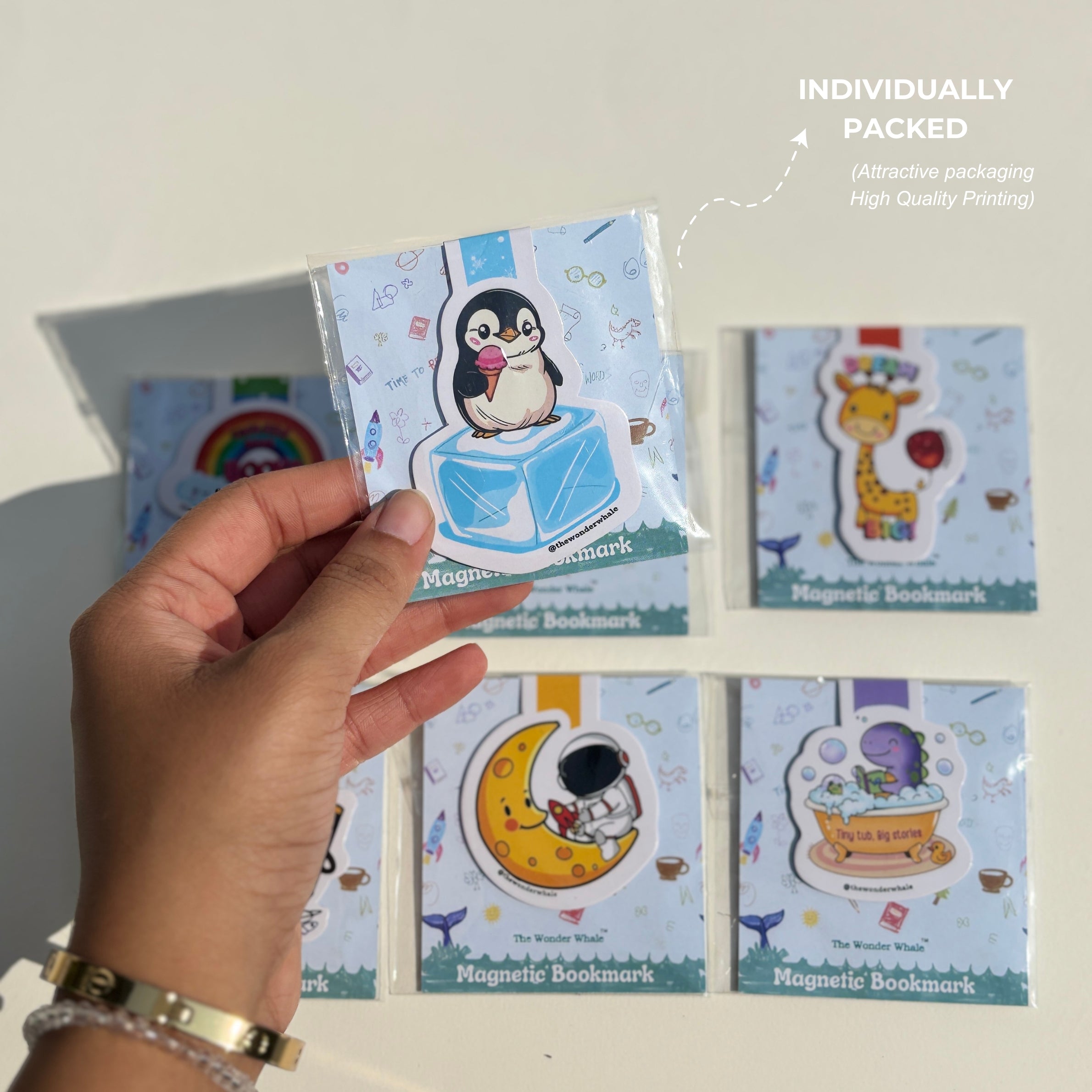 Frosty Penguin Bookmark