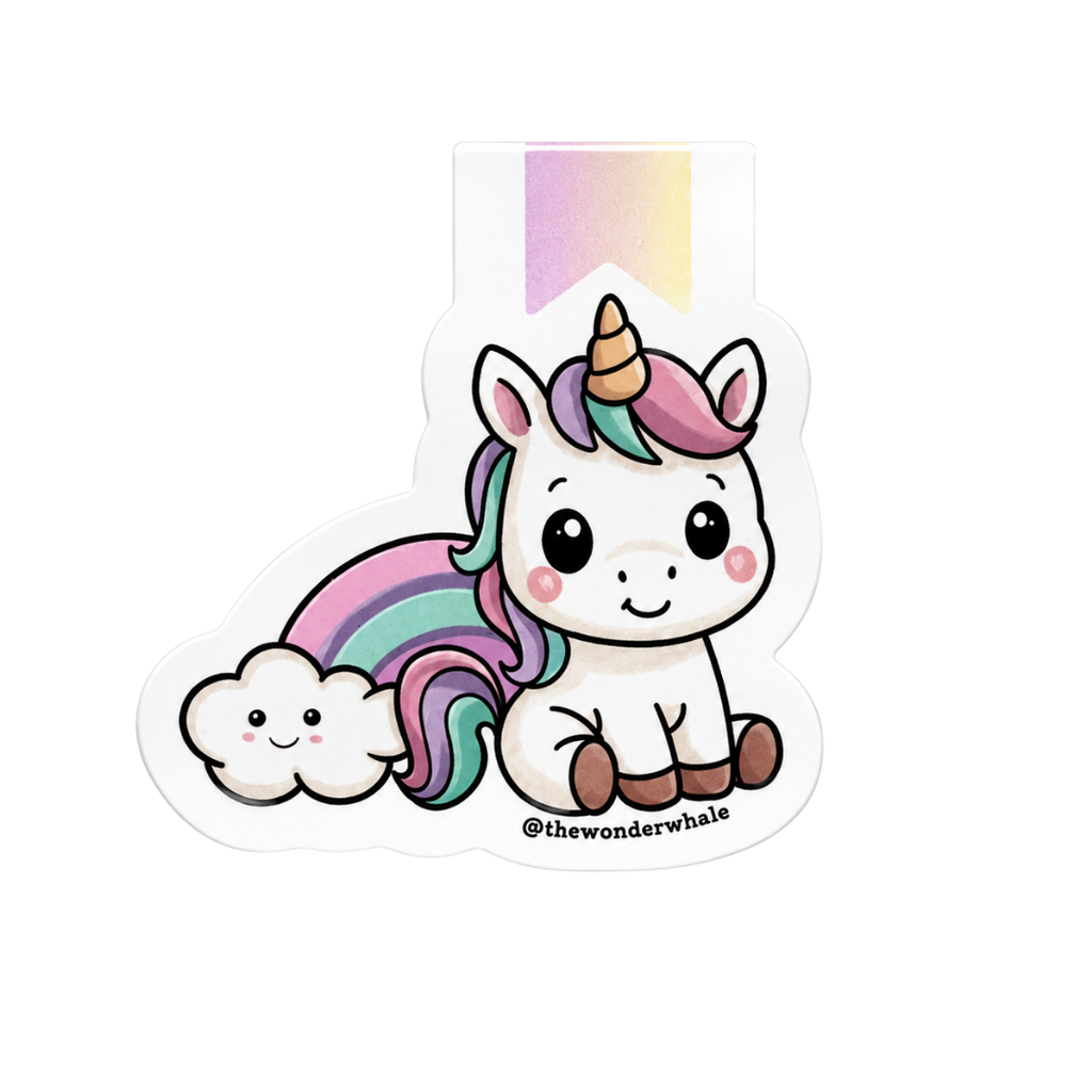 Magical Unicorn Bookmark