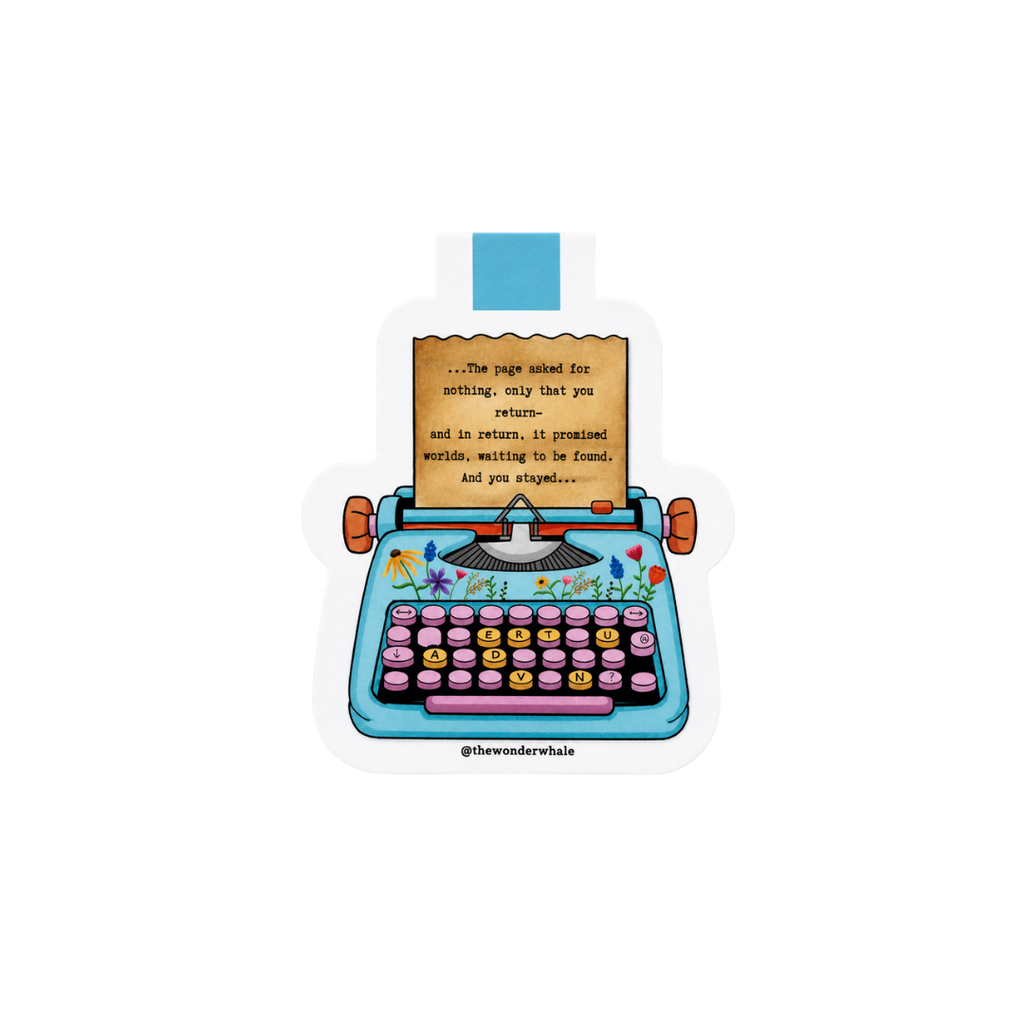 Typewriter Bookmark