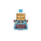 Typewriter Bookmark