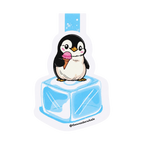 Frosty Penguin Bookmark