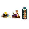 Collection of three cute magnetic bookmarks featuring a sleeping dachshund with a stack of books, an orange cat reading a book beside a potted plant, and three adorable hamsters peeking through a doorway with the quote "Hey! Where have we reached?"