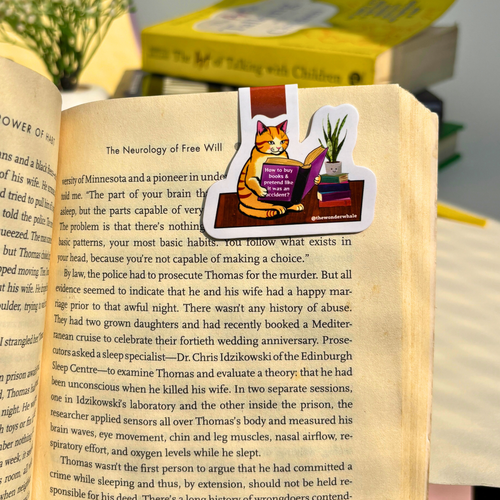 Cozy Cat Bookmark