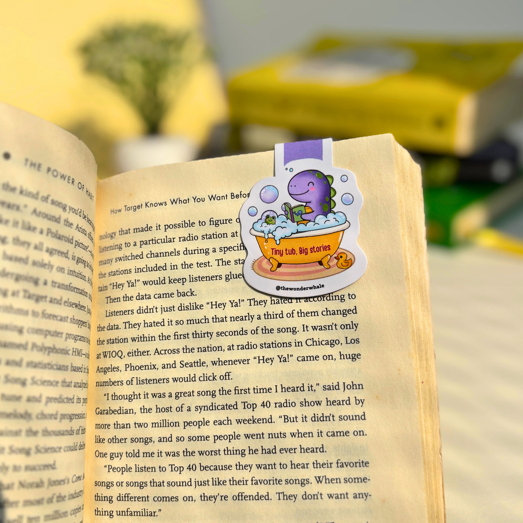 Bubbly Dino Bookmark